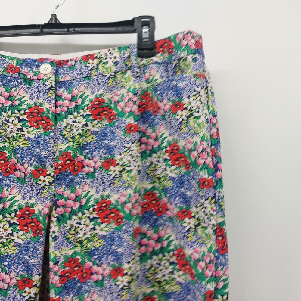 Talbots Women's Cropped Pants Perfect Skimmer Floral Size 16P - Picture 8 of 12
